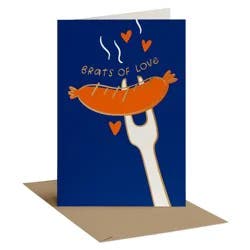 American Greetings Father's Day Card for Grill Dad, Brats of Love, Includes Envelope