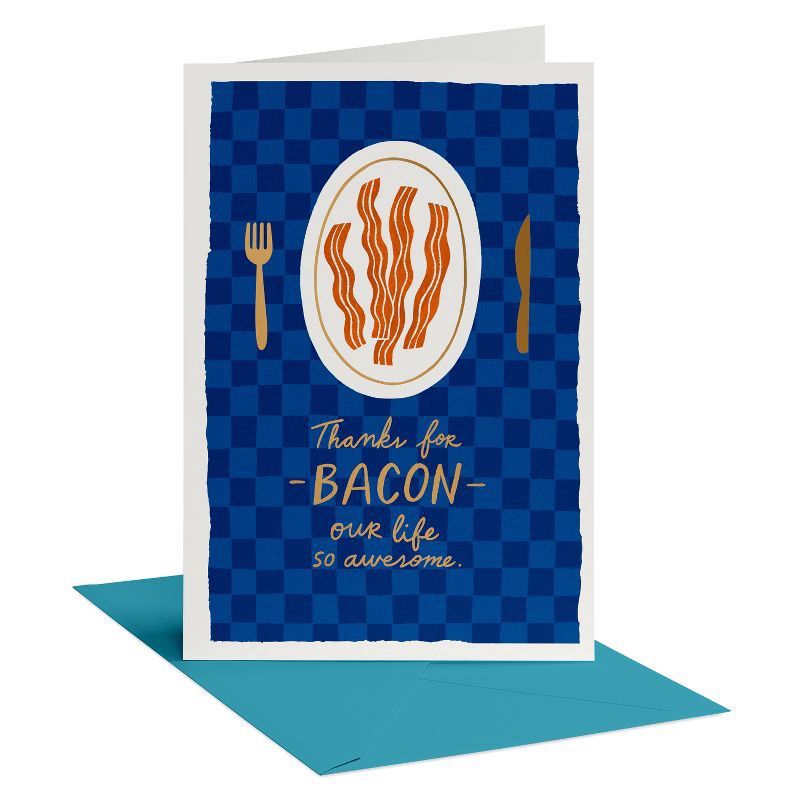 slide 1 of 5, American Greetings Father's Day Card for Husband, Couldn't Love You More If I Fried, Includes Envelope, 1 ct
