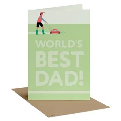 American Greetings Funny Father's Day Card for Dad, World's Best Dad, Includes Envelope