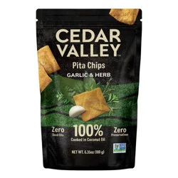 Cedar Valley Garlic & Herb Pita Chips