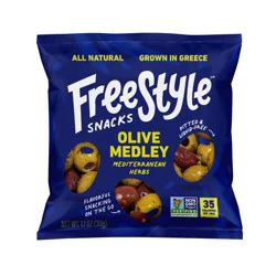 Freestyle Snacks Mediterranean Herb Medley Olives - 1.1oz