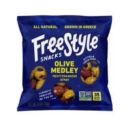 Freestyle Snacks Mediterranean Herb Medley Olives - 1.1oz