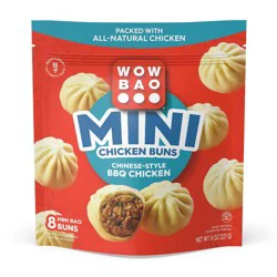 Wow Bao BBQ Chicken Mini Buns - 8oz/8ct