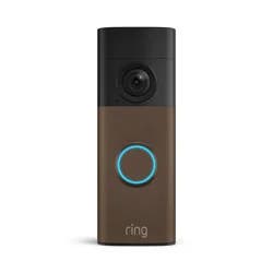 Ring Battery Doorbell 2K Outdoor Video Doorbell with Wi-Fi, Retinal 2K, 6x Enhanced Zoom and Two-Way Talk - Matte Mocha
