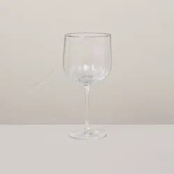Hearth & Hand with Magnolia 16oz Wine Glass Clear - Hearth & Hand™ with Magnolia