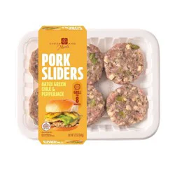 Custom Made Meals Fresh Hatch Green Chile and Pepperjack Pork Sliders - 12oz