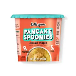 Little Spoon Spoonies Original Maple Kids Pancake Cup - Single Serve Microwave Breakfast - 2.1oz