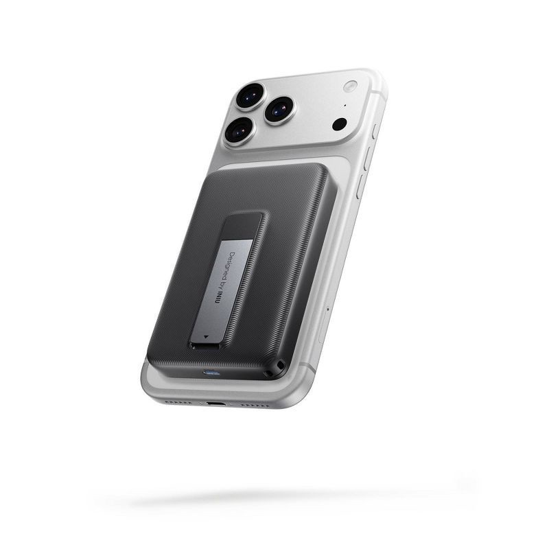slide 1 of 12, INIU MagPro Neo Qi2 15W Magnetic 10000mAh Power Bank with LED display - Black, 1 ct