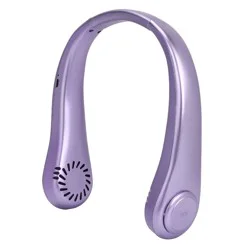 iJoy Portable Neck Fan Metallic Lavender