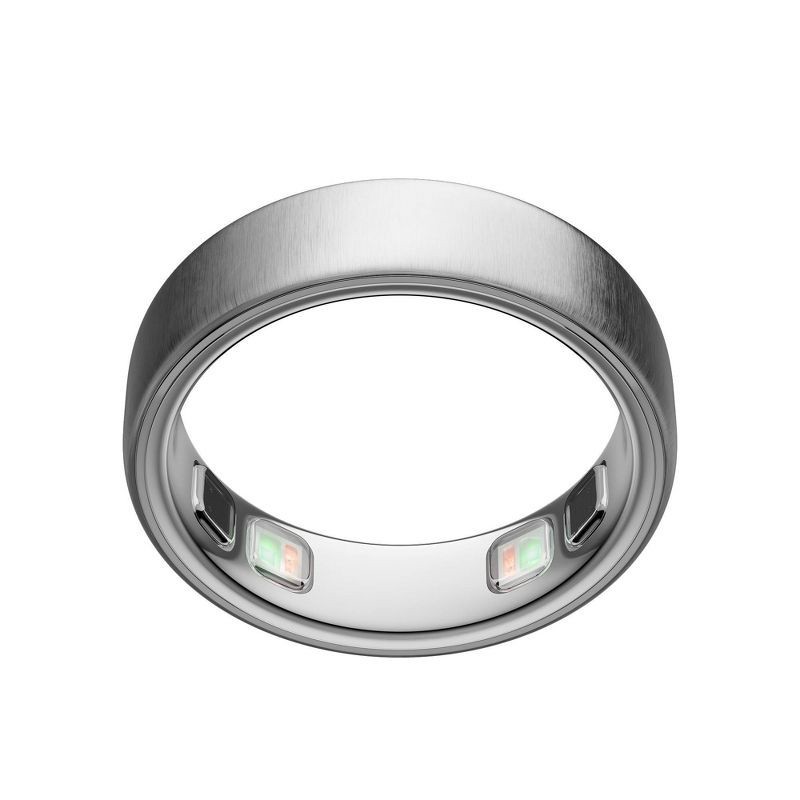 slide 1 of 9, Oura Ring 5 Brushed Silver - Size 10, 1 ct