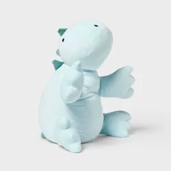 Mint Dinosaur Weighted Plush Kids' Throw Pillow - Pillowfort™