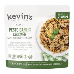 Kevin's Natural Foods Gluten Free Pesto Garlic Chicken Pasta - 24oz