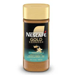 Nescafe Gold Espresso Vanilla Instant Coffee - 3.35oz