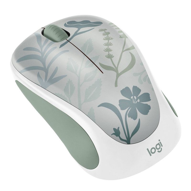 slide 1 of 3, Logitech M317C Wireless Mouse Limited Edition, Easy Plug & Play with Broad Compatibility - Misty Garden, 1 ct
