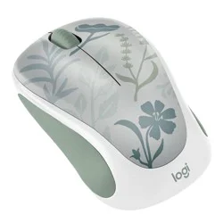 Logitech M317C Wireless Mouse Limited Edition, Easy Plug & Play with Broad Compatibility - Misty Garden
