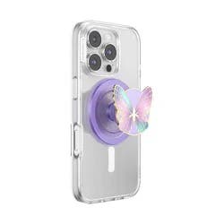 PopSockets Magnetic Phone Grip with MagSafe Magnetic Adapter Ring Included - Butterfly Prism