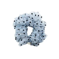 PopSockets Scrunchie Wristlet Phone Strap - Polka Dot Tulle Blue