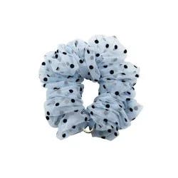 PopSockets Scrunchie Wristlet Phone Strap - Polka Dot Tulle Blue