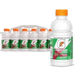 Gatorade Lower Sugar No Artificial Glacier Cherry - 12oz/12pk