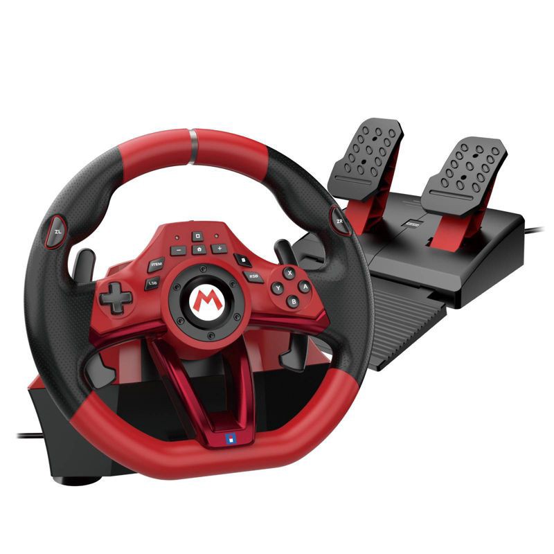 slide 1 of 6, HORI Mario Kart Racing Wheel Pro Deluxe for Nintendo Switch 2, 1 ct