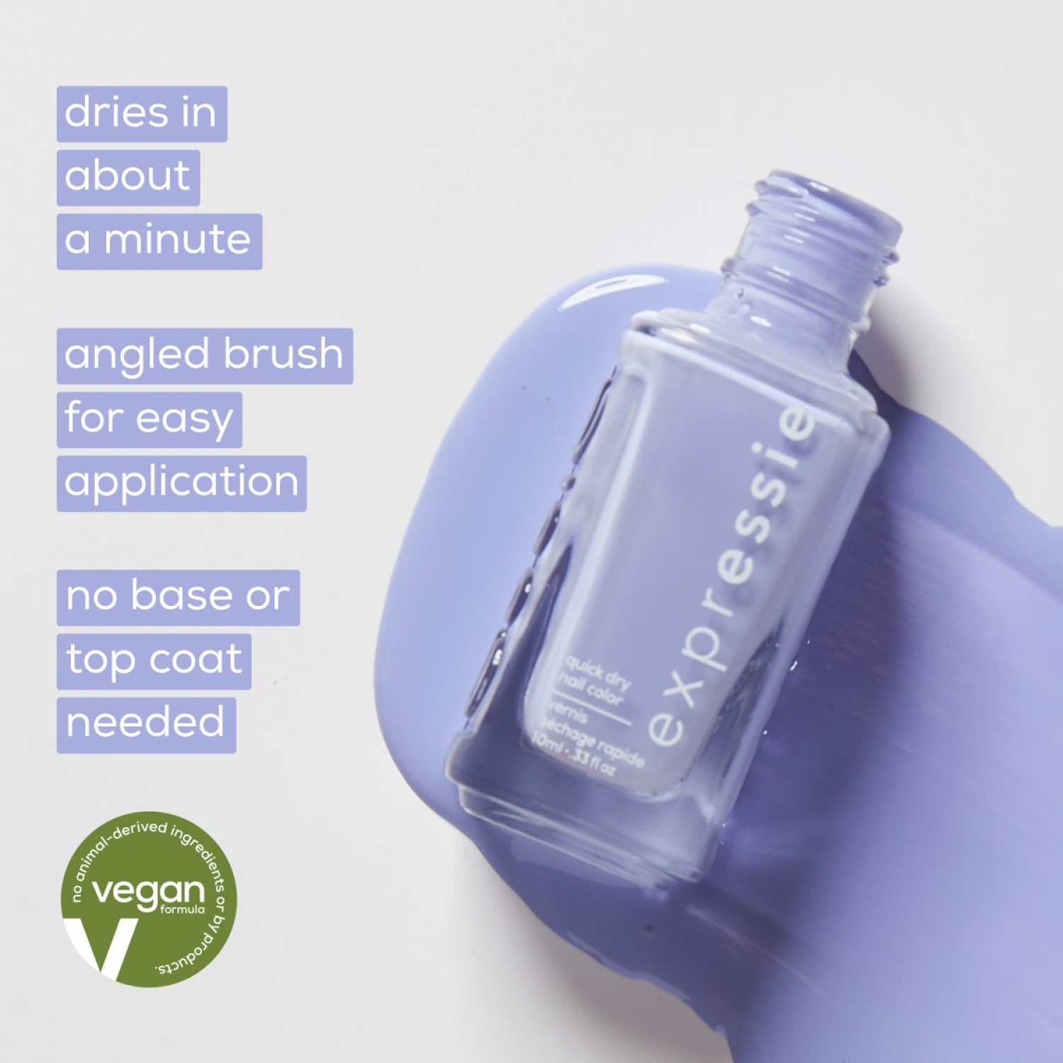 slide 5 of 8, essie expressie Power Moves Collection Vegan Quick Dry Nail Polish - Main Character Moment - 0.33 fl oz, 0.33 fl oz