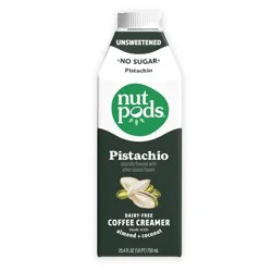 nutpods Unsweetened Pistachio Coffee Creamer - 25.4 fl oz