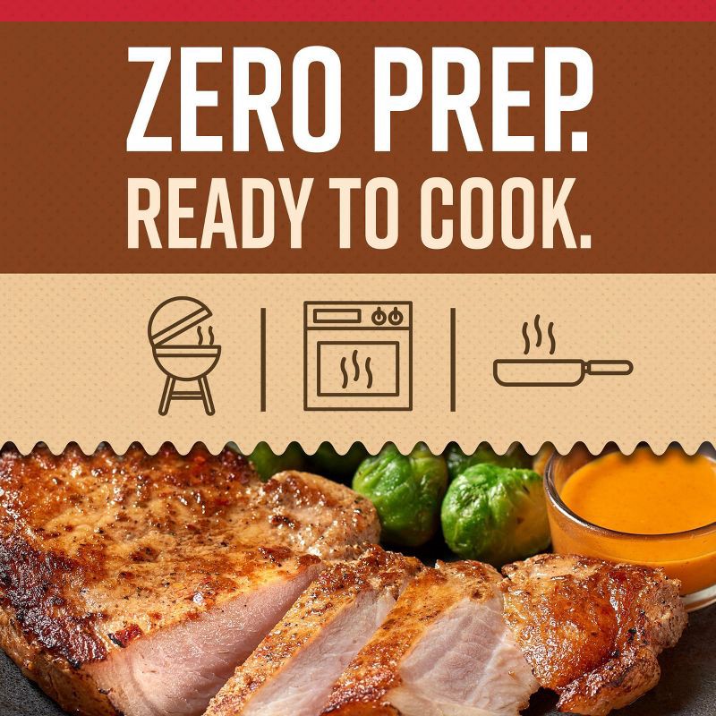 slide 3 of 6, Tyson Pork Chops Smoky Chili Butter - 12oz, 12 oz