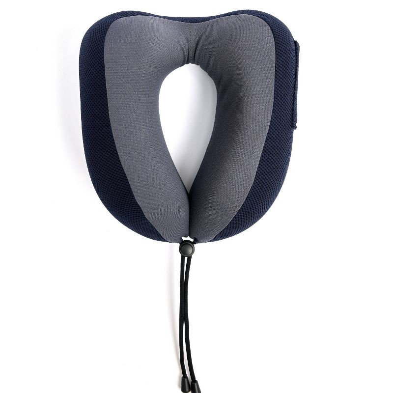 slide 2 of 3, Travelon Transit Premium Neck Pillow - Navy, 1 ct