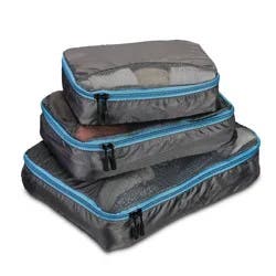 Travel Smart 3-Piece Packing Bag - Gray