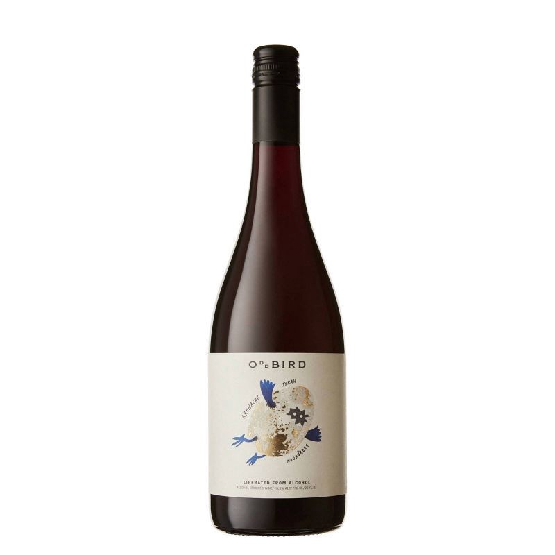 slide 1 of 4, Oddbird GSM Non-Alcoholic Red Wine - 750ml Bottle, 750 ml