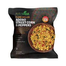 PuraVida Flame Grilled Adobo Street Corn & Peppers Mixed Vegetables - 10oz