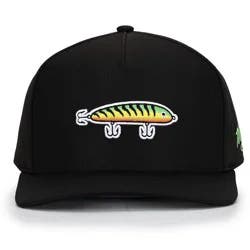 Waggle Adult Polyester Baseball Hat - Black