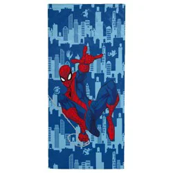 Spider-Man in the City Beach Towel