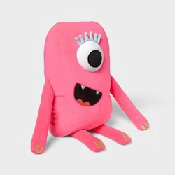 Peachy Monster Halloween Weighted Plush Kids' Throw Pillow - Pillowfort™