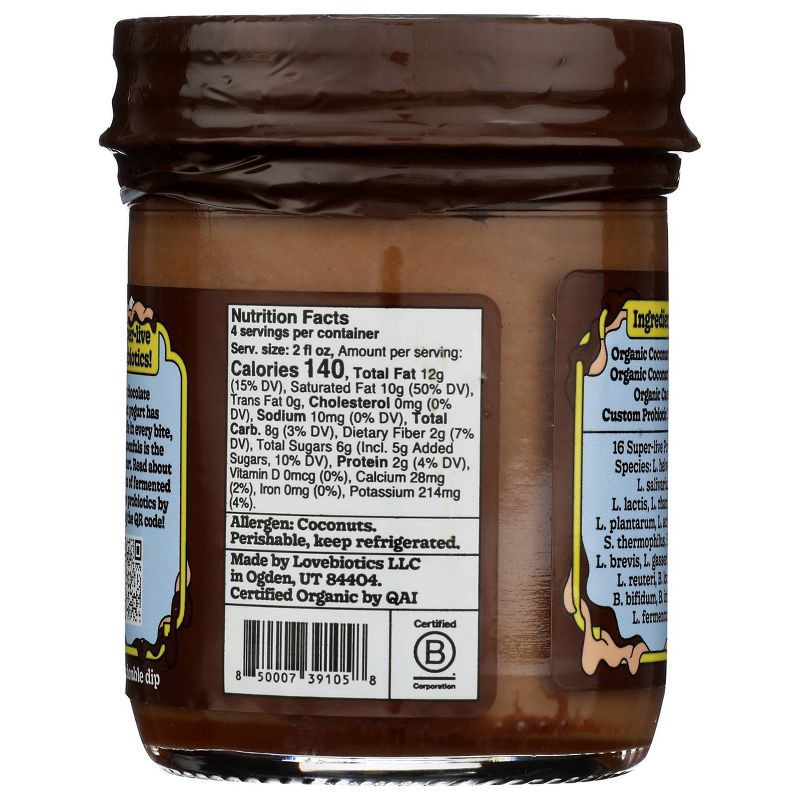 slide 3 of 3, The Coconut Cult Organic Chocolate Mousse Coconut Yogurt- 8oz, 8 oz
