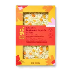 Butternut Squash & Feta Flatbread Pizza with Brown Sugar Maple Sage Drizzle Packet - 13 oz - Good & Gather™