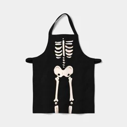 Kids' Halloween Skeleton Apron Black - Hyde and EEK! Boutique™