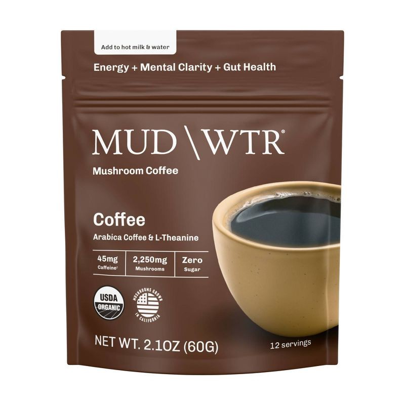 slide 1 of 5, MUD WTR Organic Mushroom Coffee - 2.1oz, 2.1 oz