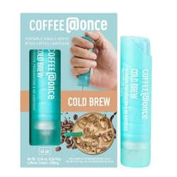 @Once Coffee Cold Brew Espresso Roast Single Serve Nitro Coffee Cartridges - 96g/6ct