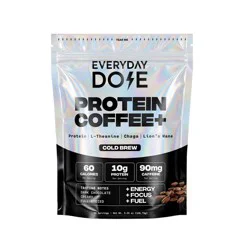 Everyday Dose Protein Coffee+ Cold Brew Medium Roast Instant Coffee - 5.25oz