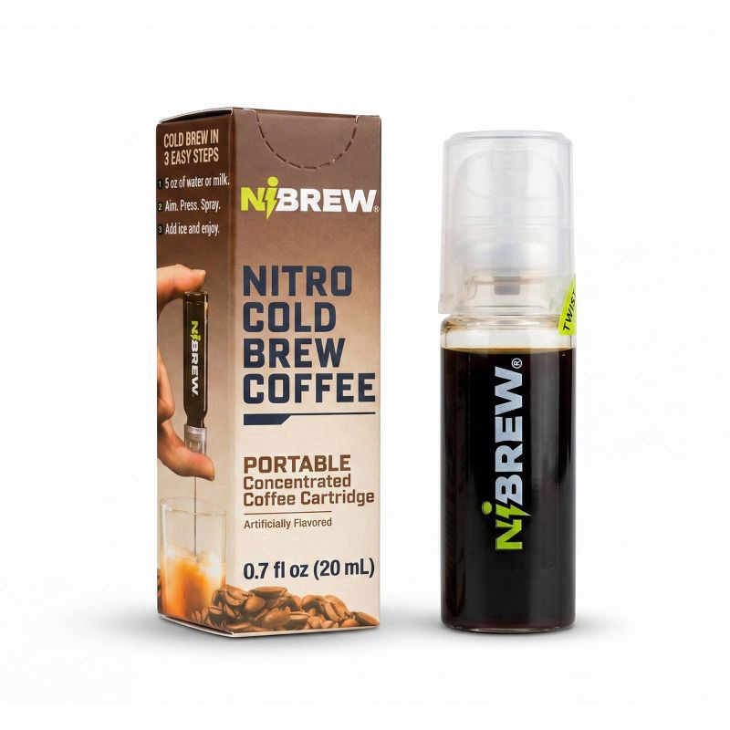 slide 1 of 8, Nibrew Nitro Cold Brew Coffee Cartridge - 0.7 fl oz, 0.7 fl oz