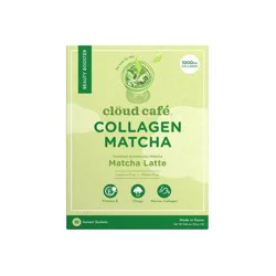Clöud Café Cloud Cafe Matcha Latte with Marine Collagen Instant Green Tea - 8oz
