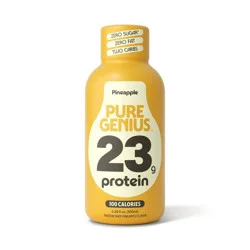 Pure Genius Liquid Protein Shot - Pineapple - 3.38 floz/4pk