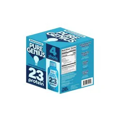 Pure Genius Liquid Protein Shot - Blueberry Lemonade - 3.38 floz/4pk