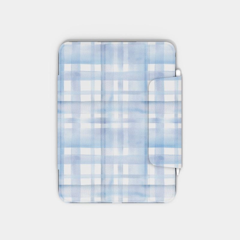slide 1 of 5, iPad (10th/11th Gen) Case - heyday™ Blue Plaid, 1 ct