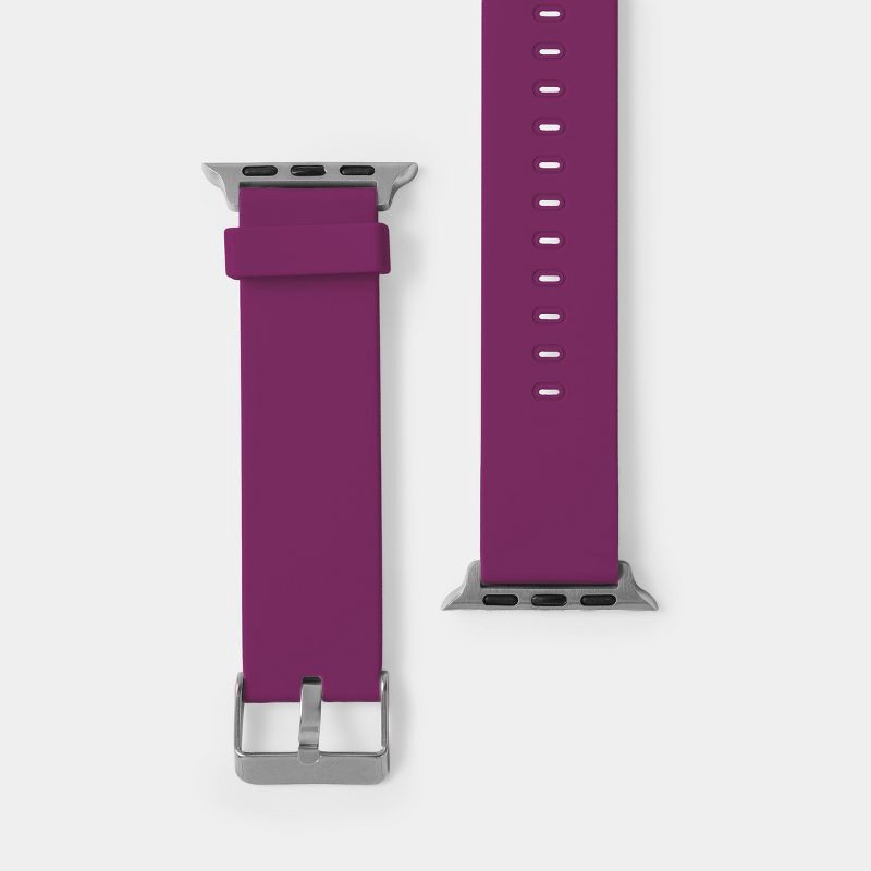 slide 1 of 6, Apple Watch Silicone Universal Band - Velvet Plum - heyday™, 1 ct