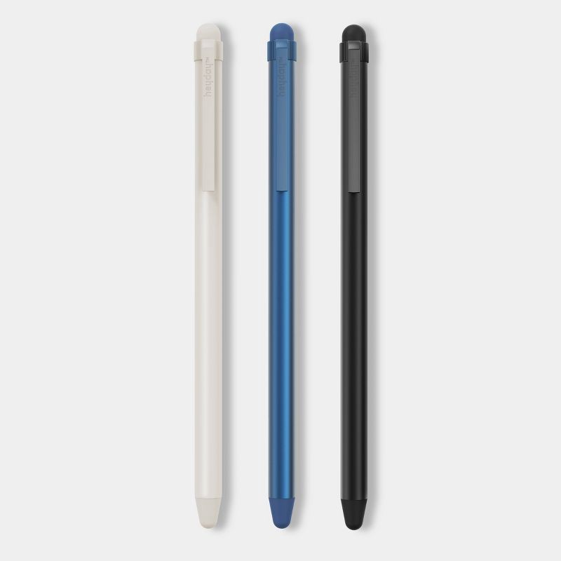 slide 1 of 6, 3pk Stylus - Stone White/Black/Navy - heyday™, 3 ct