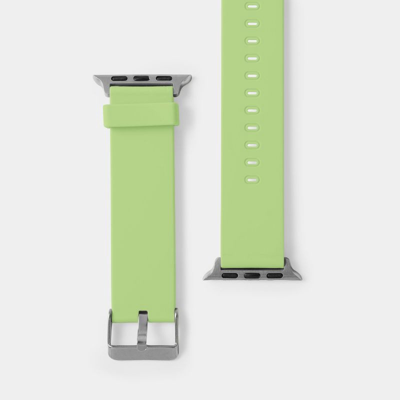 slide 1 of 6, Apple Watch Silicone Universal Band - Lime Zest - heyday™, 1 ct