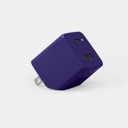 Dual Port USB-A to USB-C Wall Adapters - heyday™ ️Future Dusk