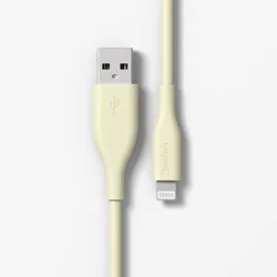 8' Lightning to USB-A Silicone Cable - heyday™ ️Pastel Yellow